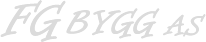 FG Bygg logo grå